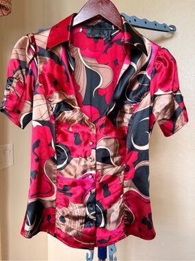 Y2K Vintage GUESS Satin Blouse